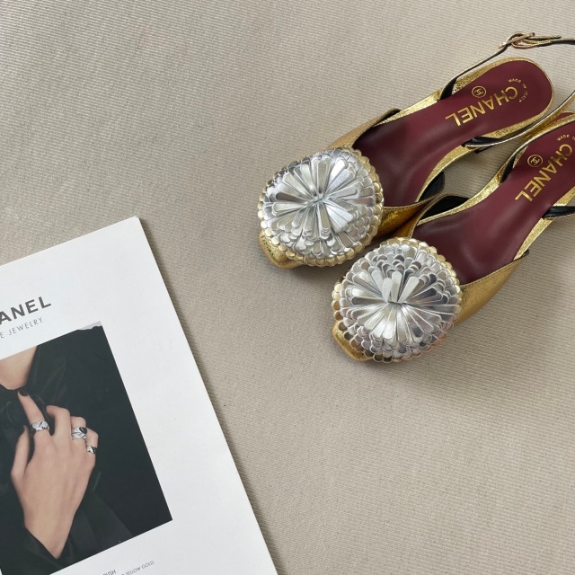Fashion Women Camellia Flat Sandals