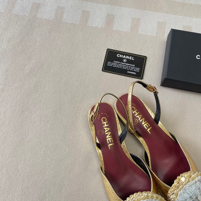 Fashion Women Camellia Flat Sandals