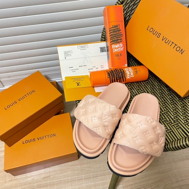 Fashion Women Candy Color Velcro Flat Slides