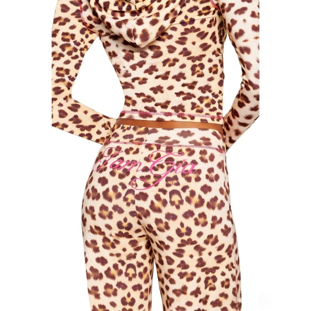 Casual Style Hooded Top Flare Pant Set