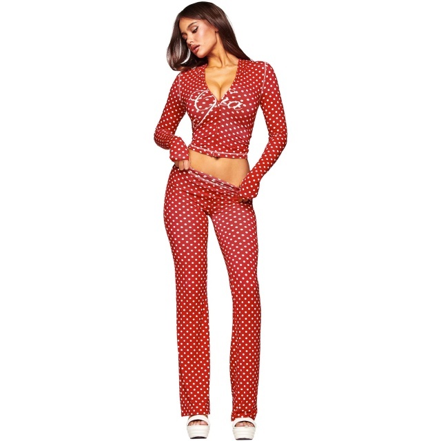 Casual Style Hooded Top Flare Pant Set