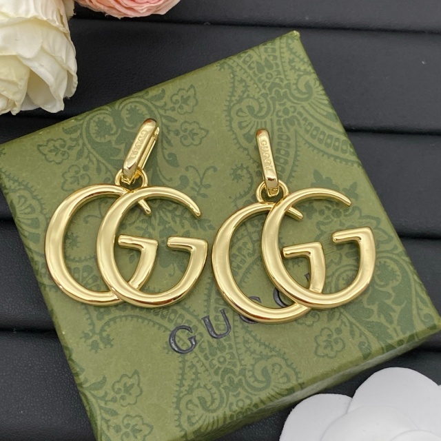 Retro Letters Shaped Luxury Earrings