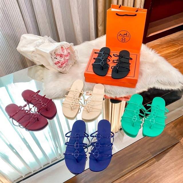 Hollow Out Casual Flat Slides