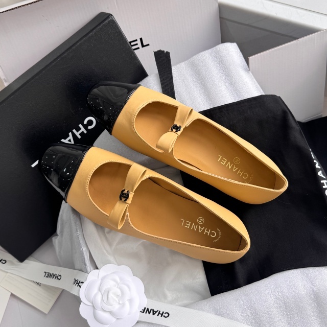 Luxury Fashion Color Block Bowknot Flat Shoes