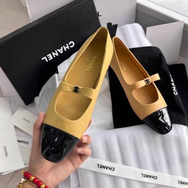 Luxury Fashion Color Block Bowknot Flat Shoes