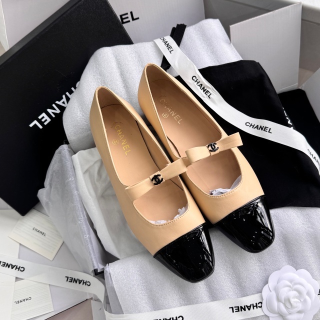 Luxury Fashion Color Block Bowknot Flat Shoes