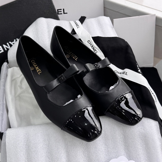 Luxury Fashion Color Block Bowknot Flat Shoes