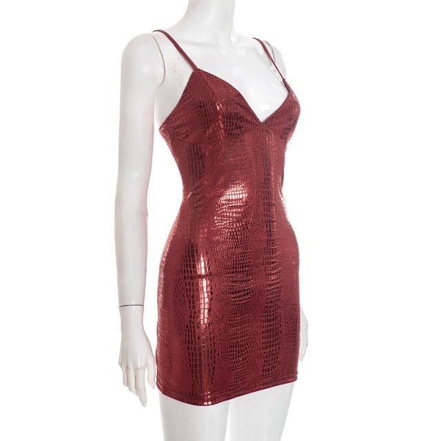 Spaghetti Strap Bodycon Mini Dress