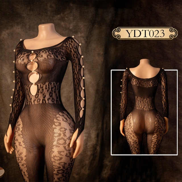 Hollow Out See Through Lingerie Jumpsuit