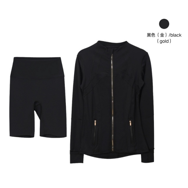 Elastic Slim Fit Sports Yoga Short Set