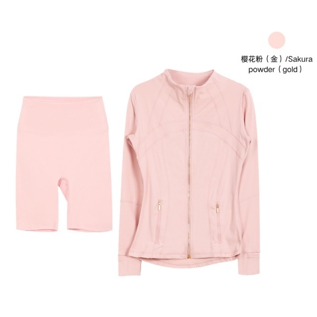 Elastic Slim Fit Sports Yoga Short Set