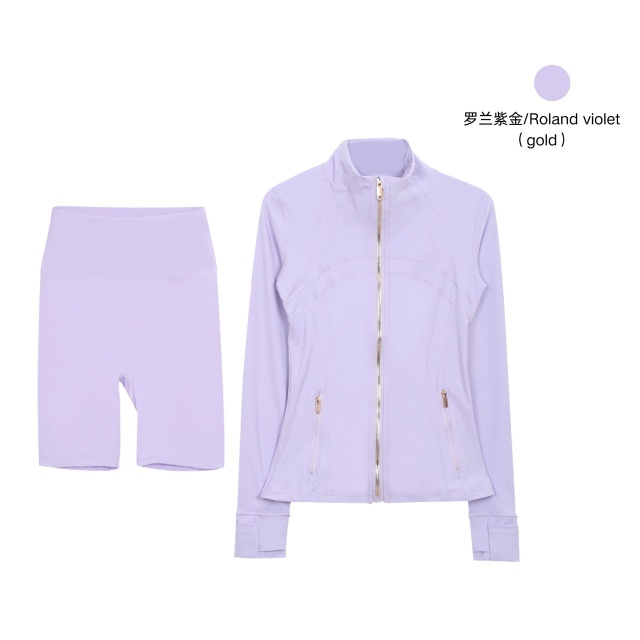 Elastic Slim Fit Sports Yoga Short Set
