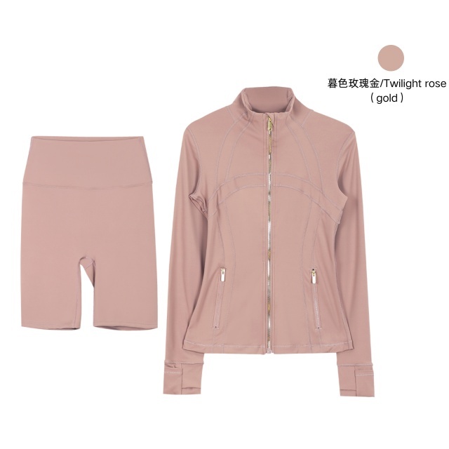 Elastic Slim Fit Sports Yoga Short Set
