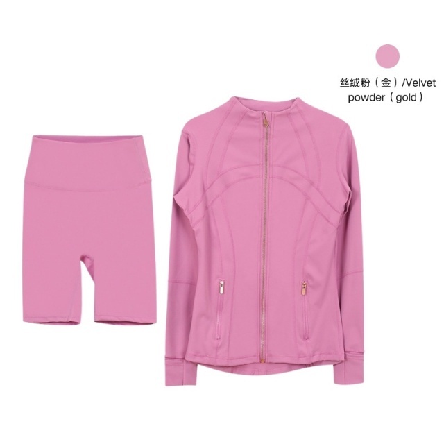 Elastic Slim Fit Sports Yoga Short Set