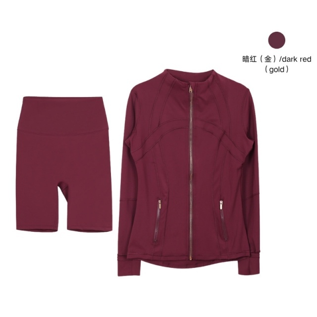 Elastic Slim Fit Sports Yoga Short Set
