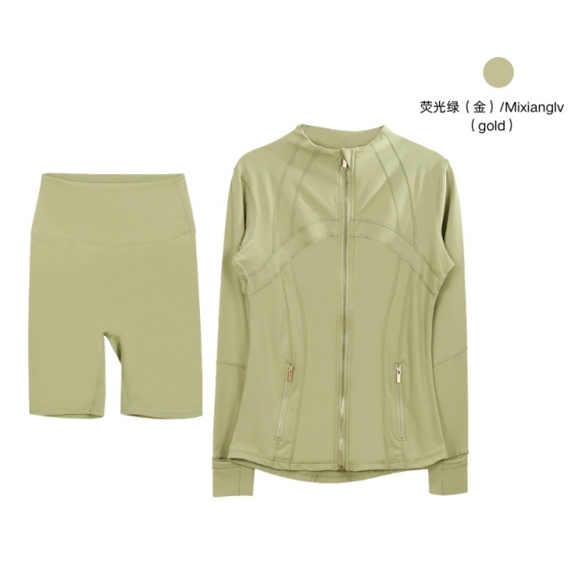 Elastic Slim Fit Sports Yoga Short Set