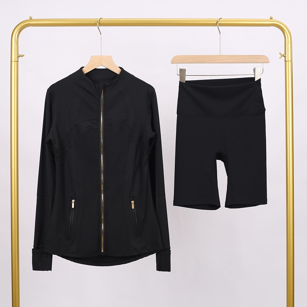 Slim Fit Yoga Short Set(come with logo and tag )