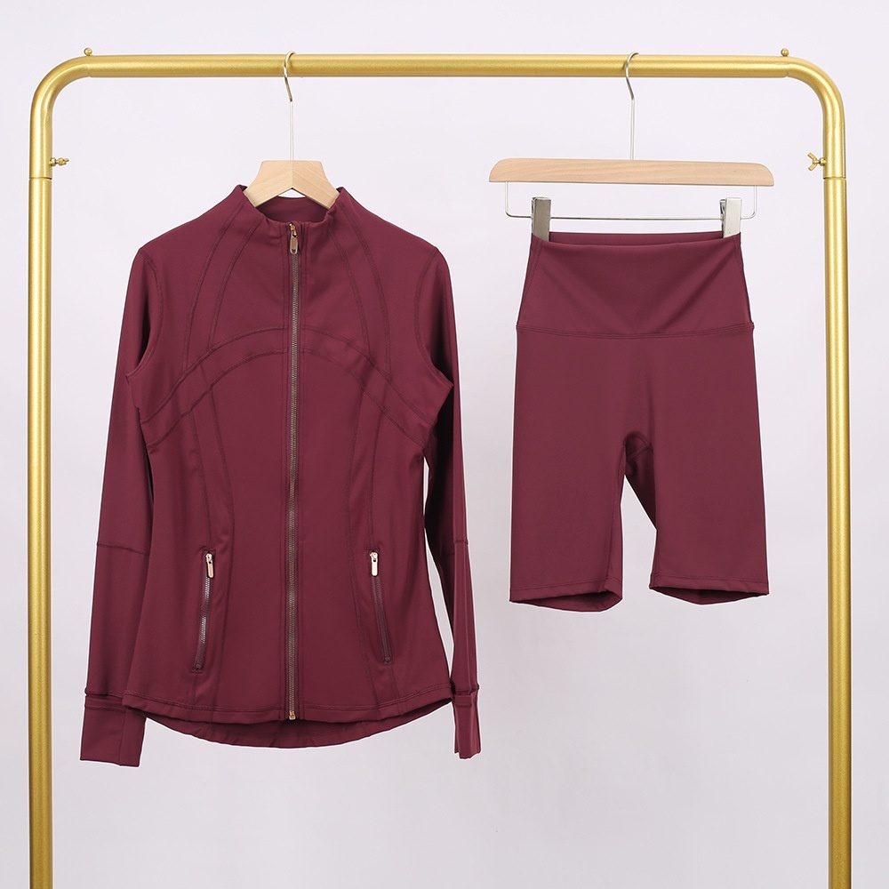 Slim Fit Yoga Short Set(come with logo and tag )