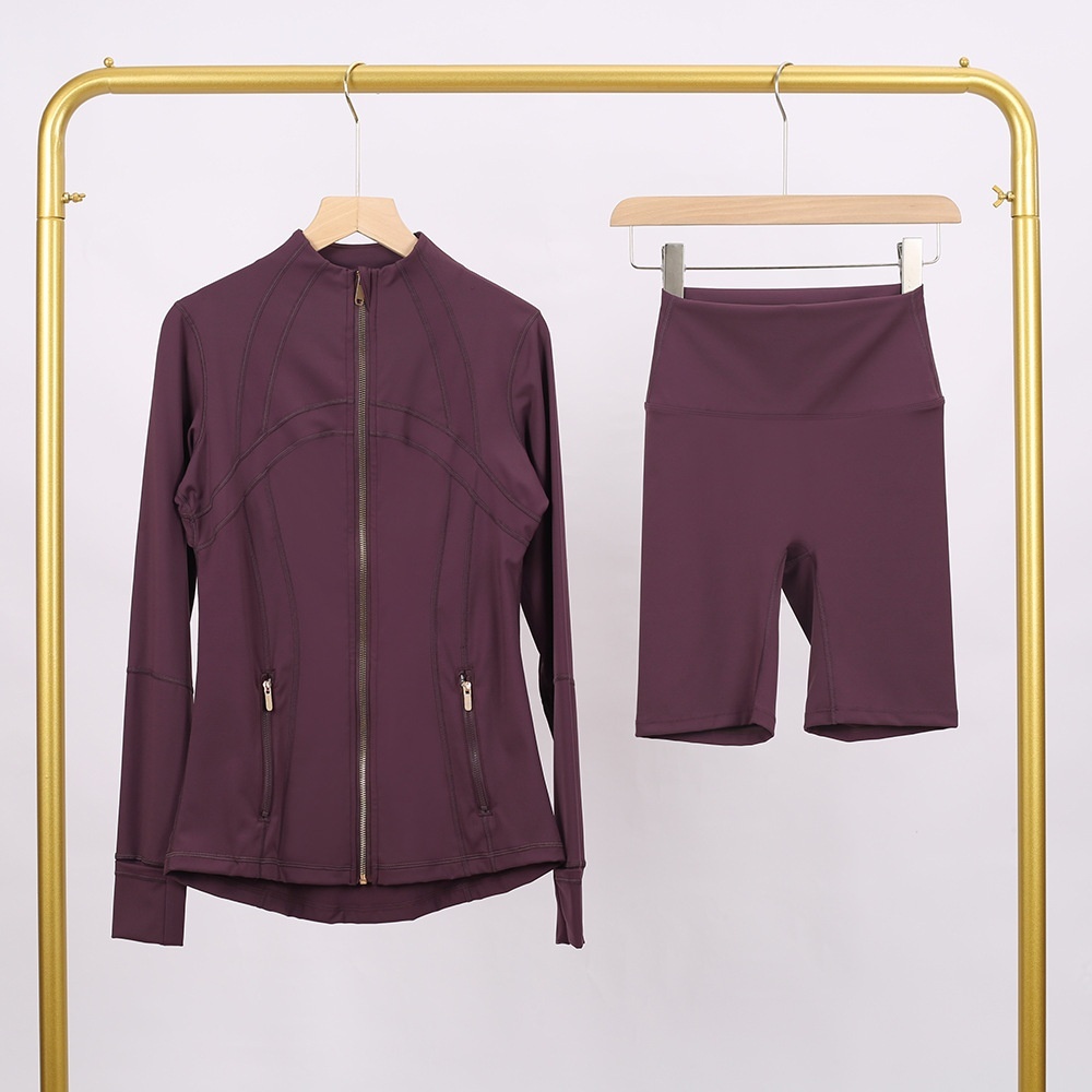 Slim Fit Yoga Short Set(come with logo and tag )