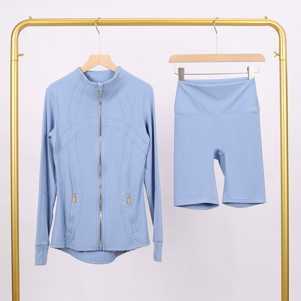 Slim Fit Yoga Short Set(come with logo and tag )