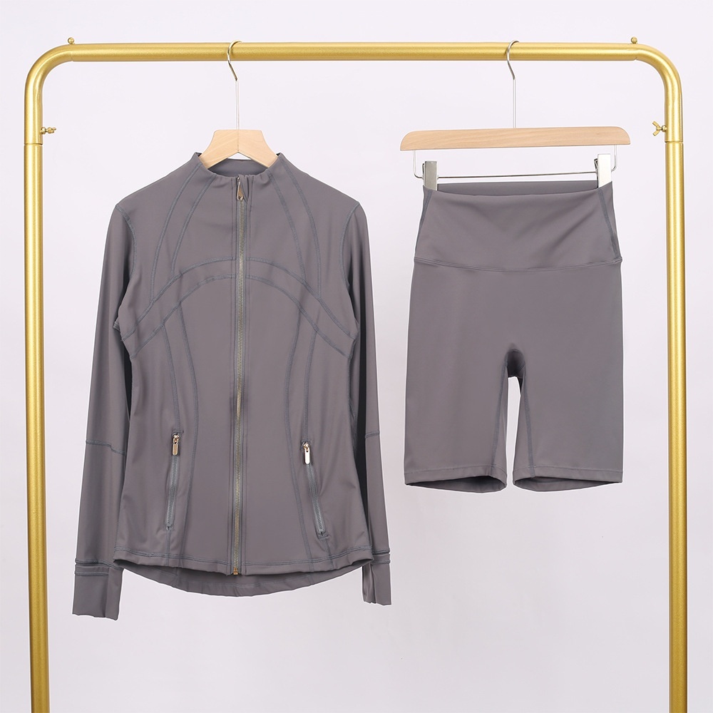 Slim Fit Yoga Short Set(come with logo and tag )