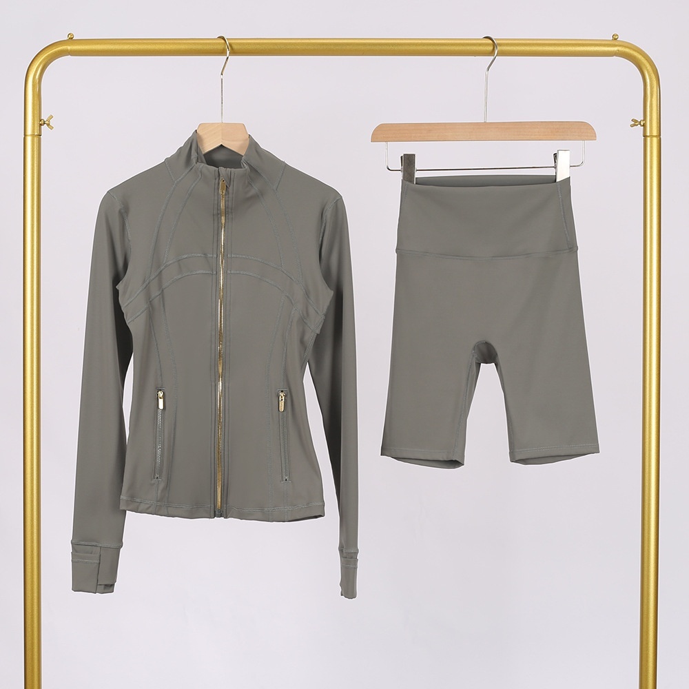 Slim Fit Yoga Short Set(come with logo and tag )