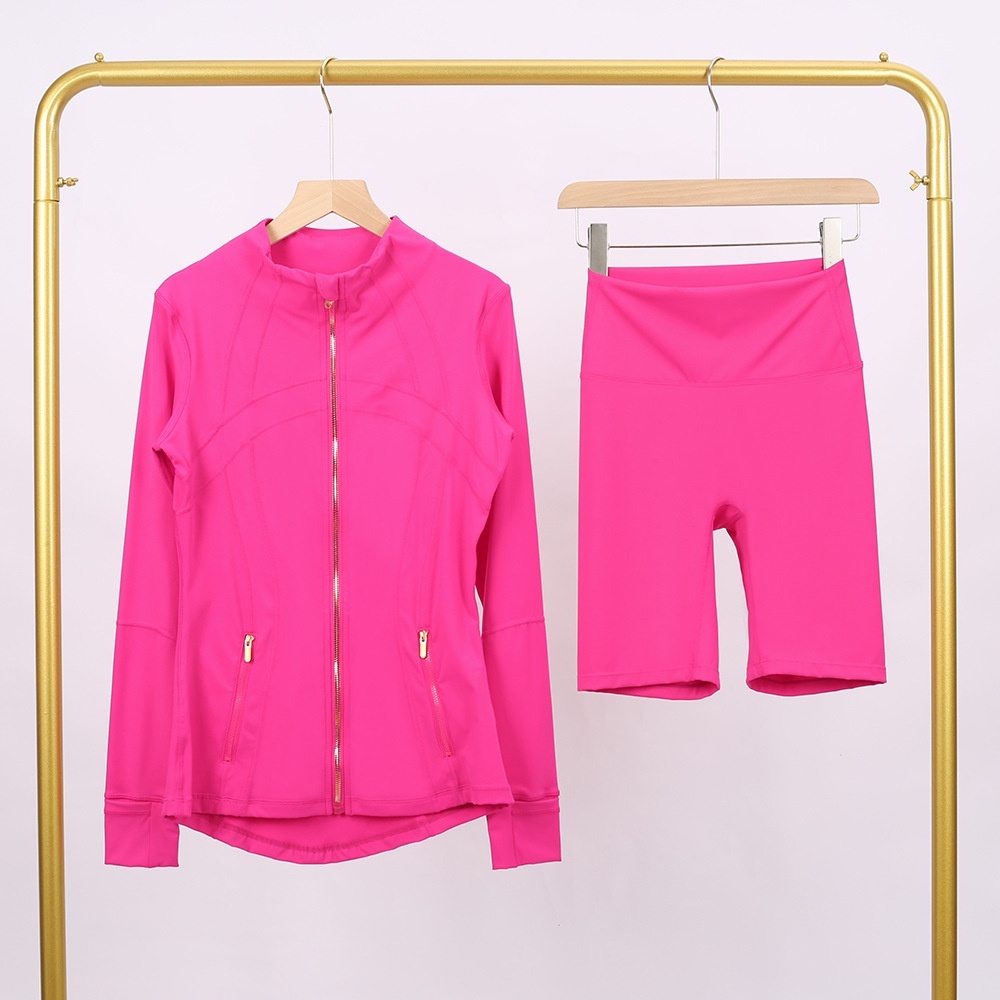Slim Fit Yoga Short Set(come with logo and tag )