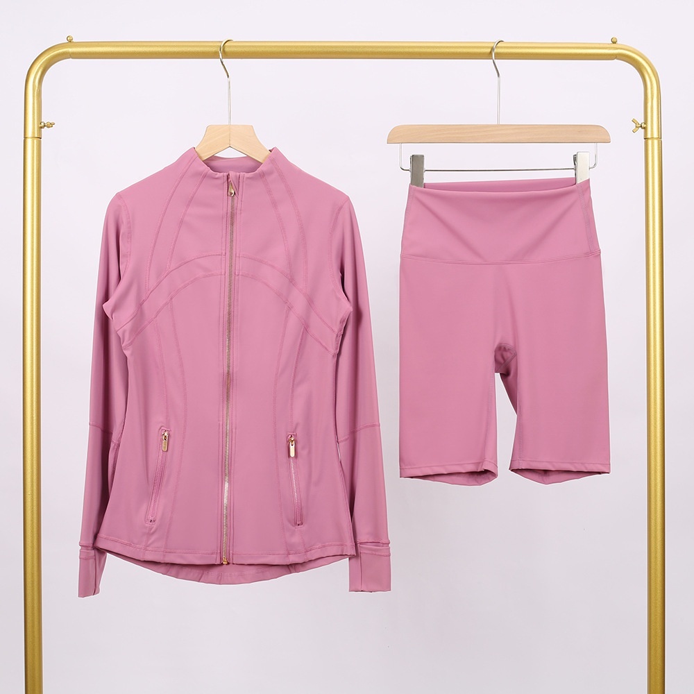 Slim Fit Yoga Short Set(come with logo and tag )