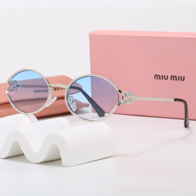 Oval Frame Retro Glasses