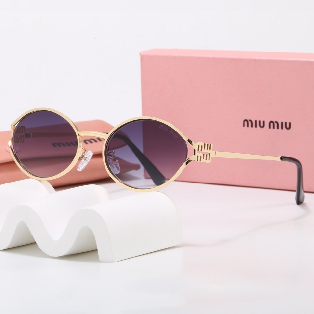 Oval Frame Retro Glasses