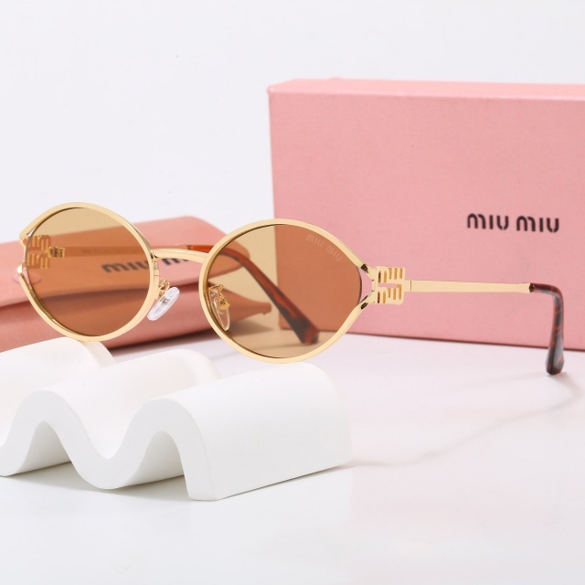 Oval Frame Retro Glasses