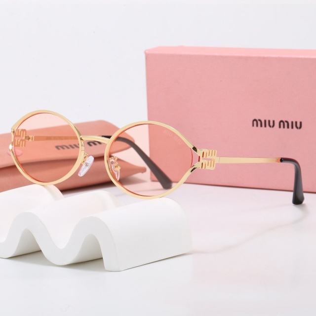 Oval Frame Retro Glasses