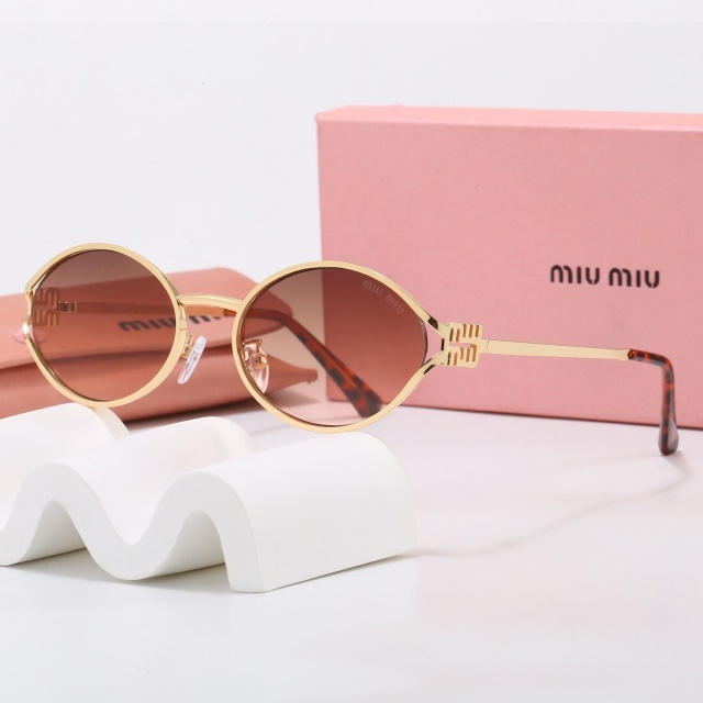 Oval Frame Retro Glasses