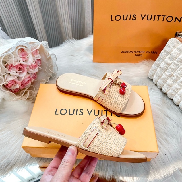 Fashion Cherry Women Casual Slides