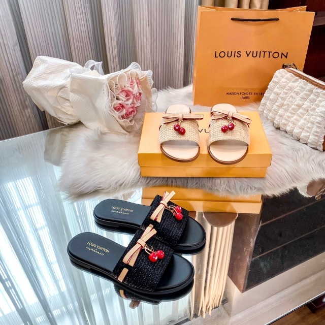 Fashion Cherry Women Casual Slides