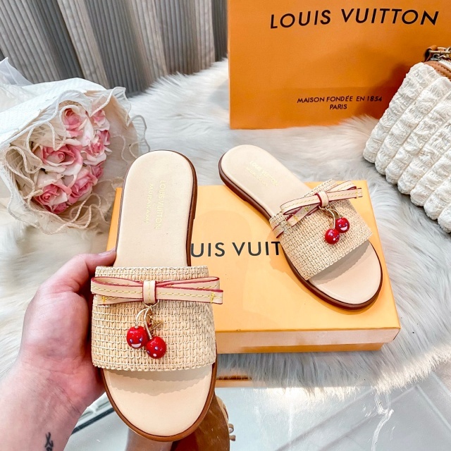 Fashion Cherry Women Casual Slides