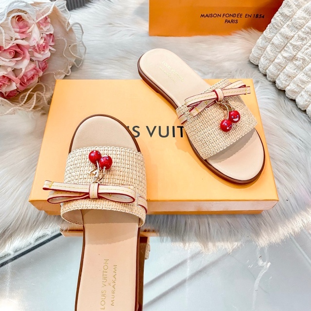 Fashion Cherry Women Casual Slides