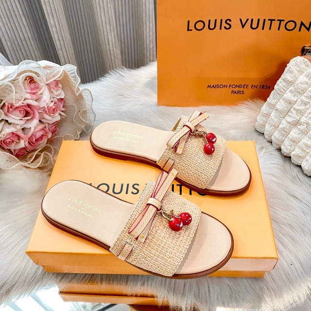 Fashion Cherry Women Casual Slides