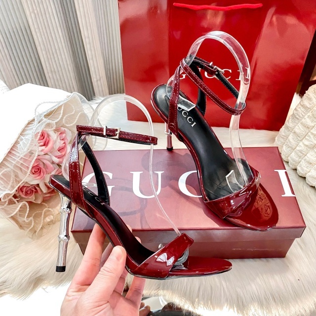 Luxury Fashion Bamboo Joint High Heeled Sandals