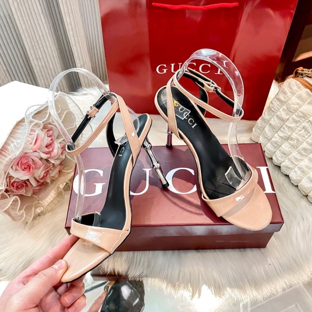 Luxury Fashion Bamboo Joint High Heeled Sandals
