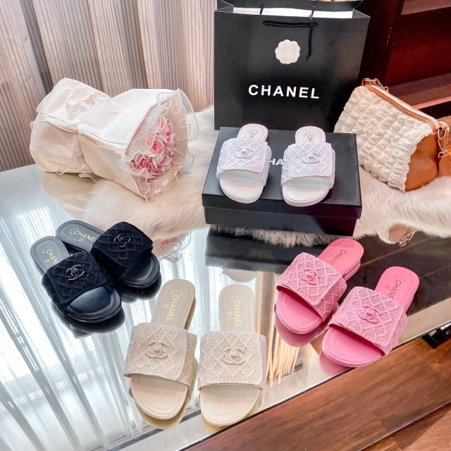 Fashion Logo Women Luxury Slippers
