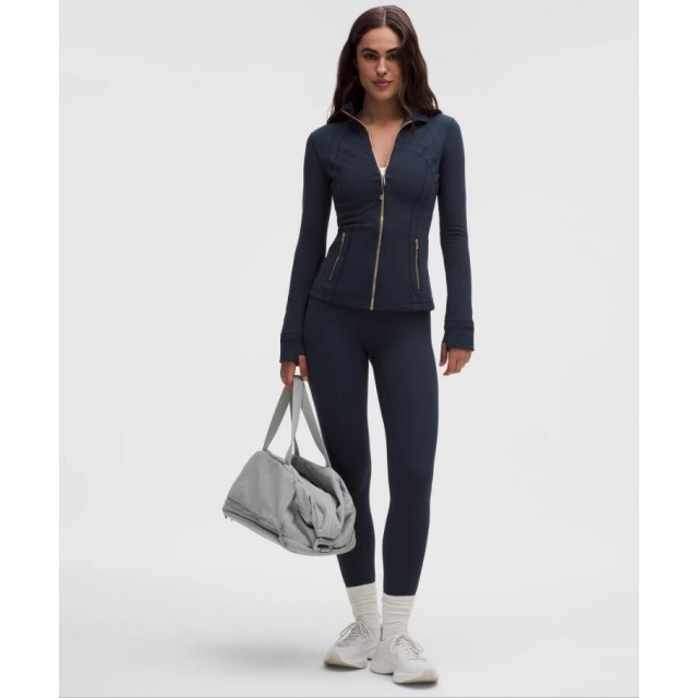 Gold Zipper Slim Fit Yoga Pant Set (come with logo and tag )