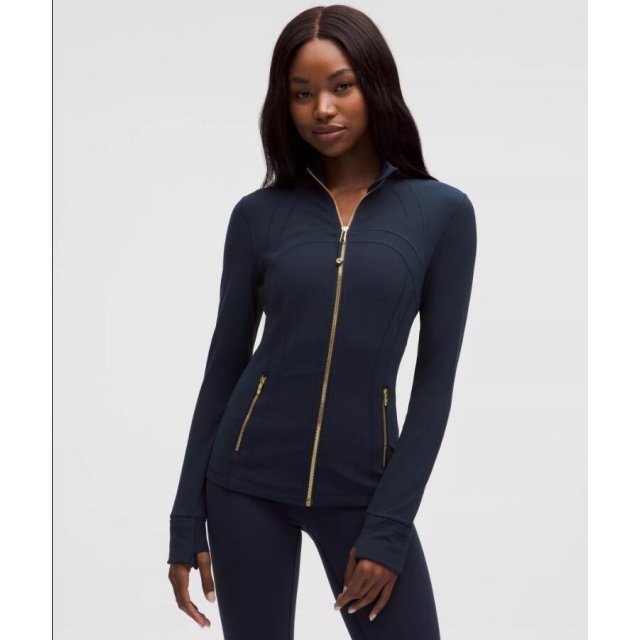Gold Zipper Slim Fit Yoga Pant Set (come with logo and tag )