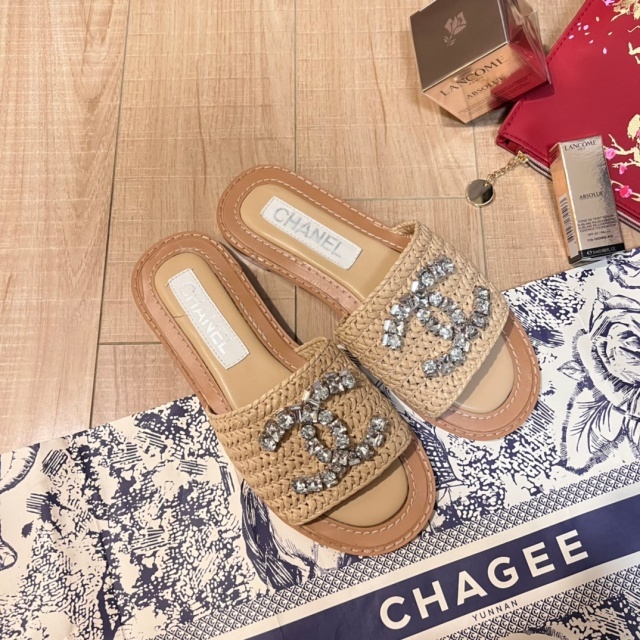 Rhinestones Women Luxury Slippers