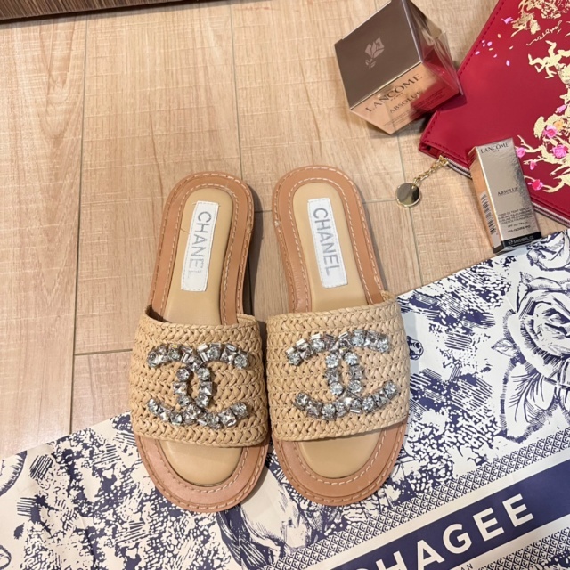 Rhinestones Women Luxury Slippers