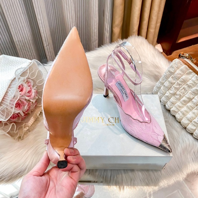 Women Sexy Pointed Toe Lace High Heeled Sandals