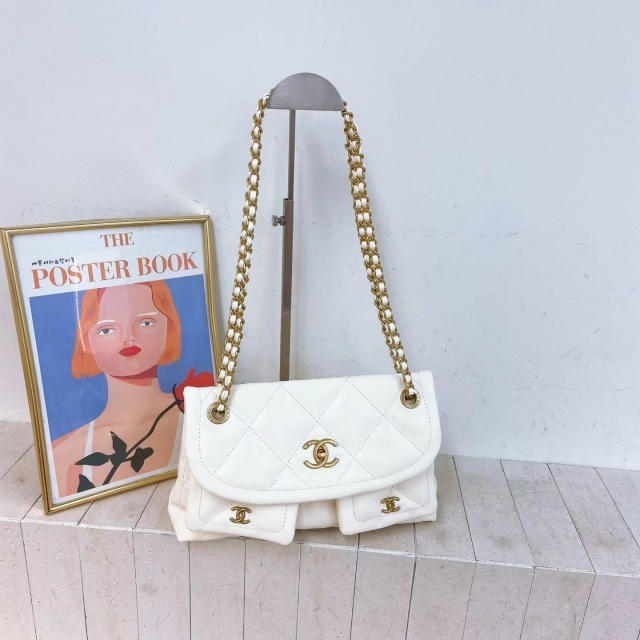 Metal Logo Leather Fashion Women Handbags