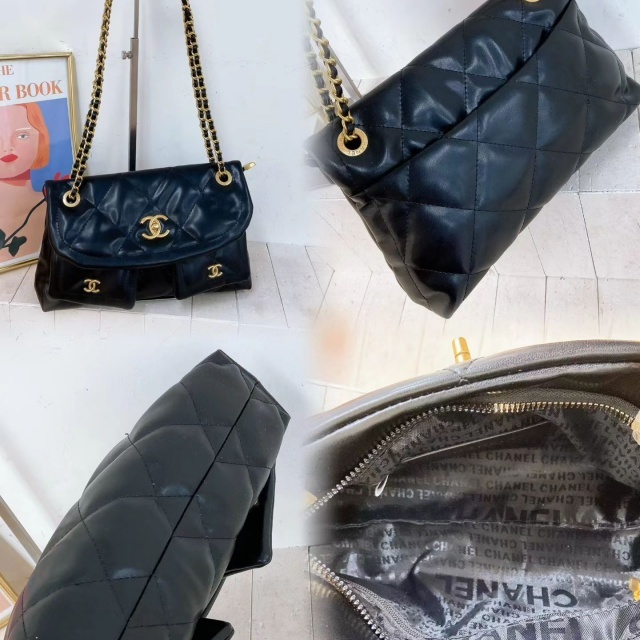 Metal Logo Leather Fashion Women Handbags