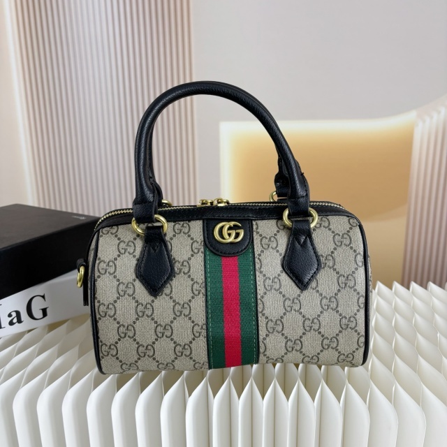 Printed Leather Women Crossbody Boston Bags