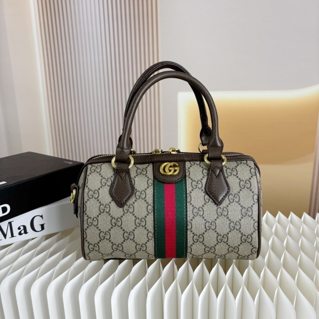 Printed Leather Women Crossbody Boston Bags